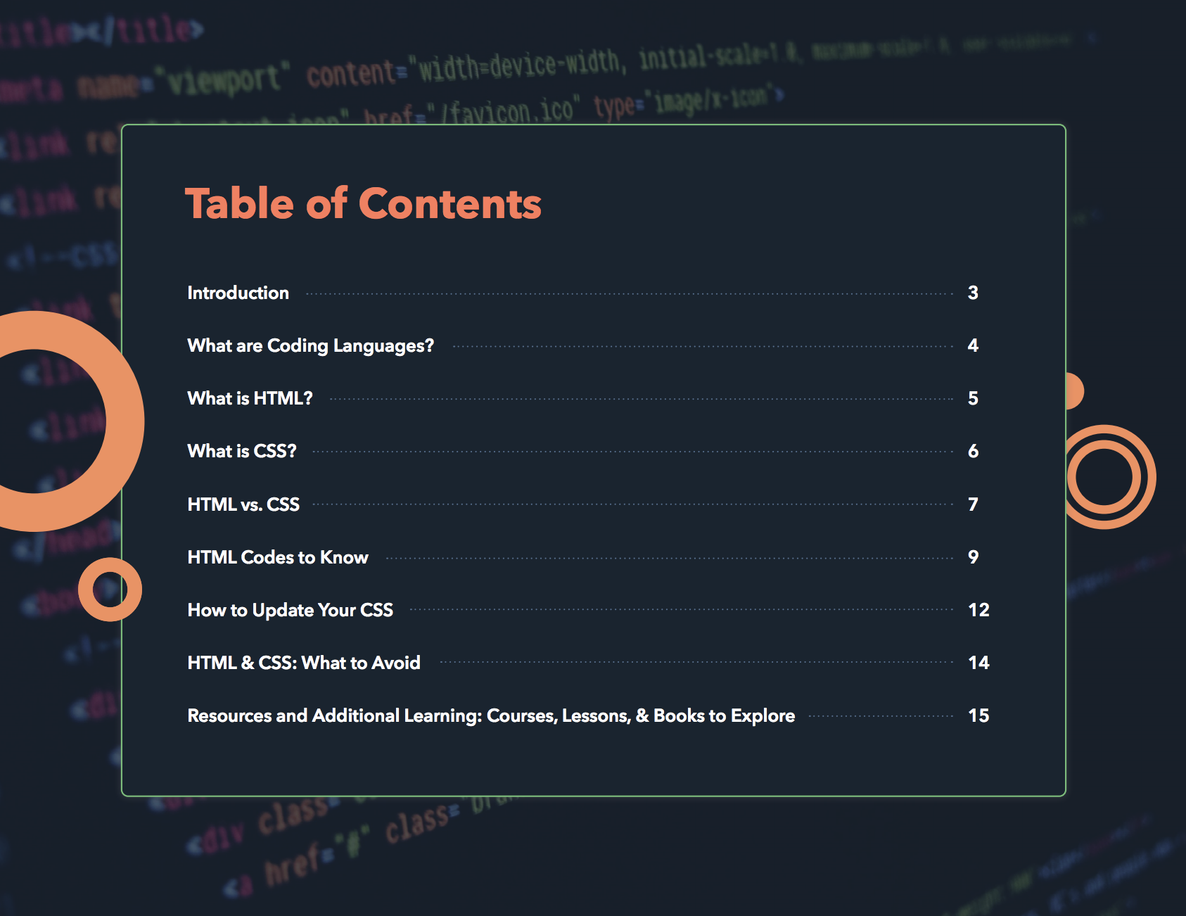 data-content html css